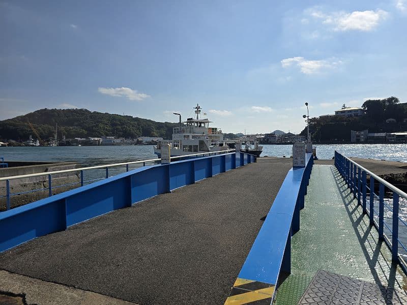 尾道側の渡船乗り場