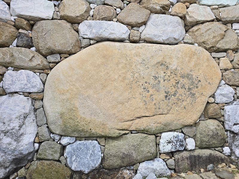 勘兵衛石のアップ