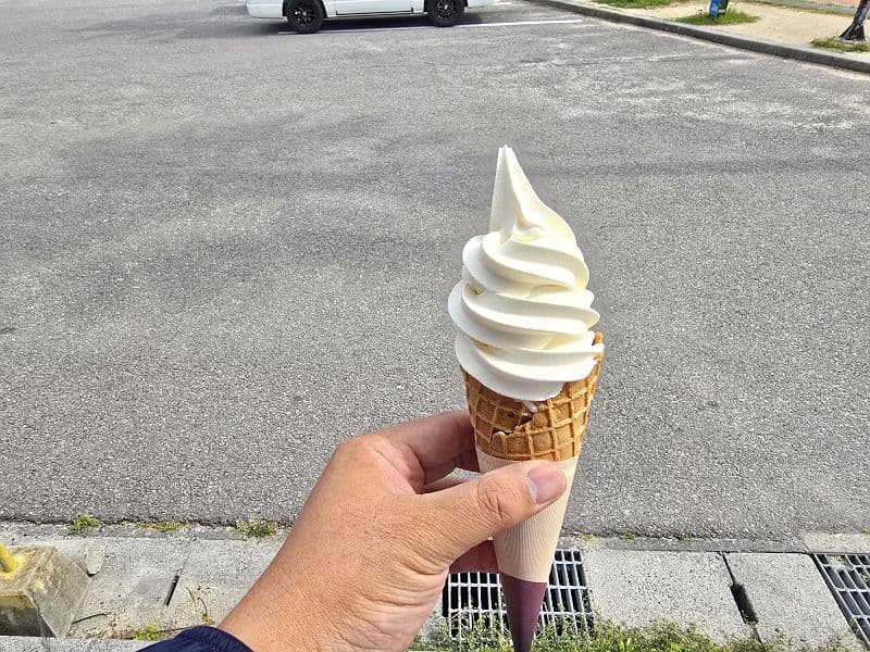 伯方の塩ソフトクリーム(白いソフトクリーム・¥500)(2026年5月実食)